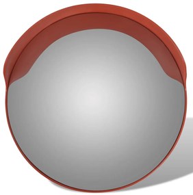 Convex Espelho de trânsito para exterior 60 cm policarbonato laranja