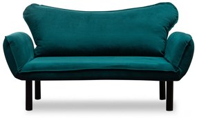 Sofá Cama "Chatto" – Azul Petróleo – 180x65x70 cm – Design Moderno