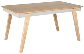 Mesa de jantar em madeira clara 150 x 90 cm PHOLA Beliani