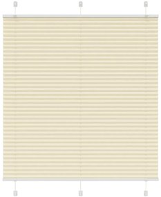 Plissado Cego Creme 115x150 cm Largura Tecido 114,4cm Poliéster