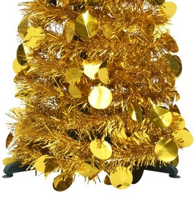 Árvore de Natal pop-up artificial 180 cm PET dourado