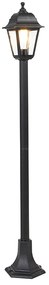 Lanterna clássica preta 122 cm IP44 - Capital Clássico / Antigo