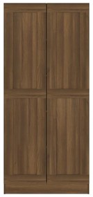 Estante 82,5x30,5x185,5 cm derivados madeira carvalho castanho