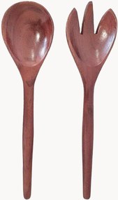 Talheres de salada em madeira de manga Grainelle, conjunto de 2