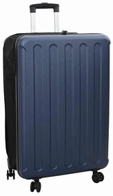 vidaXL Mala Dobrável Casco Duro 28" Azul Escura 50x30x76 cm ABS