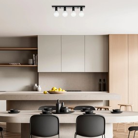 Chandelier Mirro – Preto e Branco – 60 x 10 x 10 cm