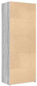 Armário alto 70x42,5x185 cm derivados madeira cinzento sonoma