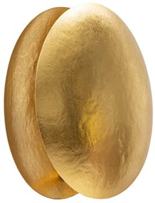 Candeeiro de Parede "Goldy Round" Dourado – Ø26x13 cm