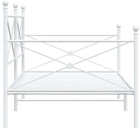 Cama de Dia sem Colchão 100x200 cm aço branco