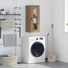 vidaXL Armário de parede Carvalho Artesanal 34,5 x 34 x 90 cm