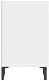 Aparador 100x36x60 cm derivados de madeira branco brilhante