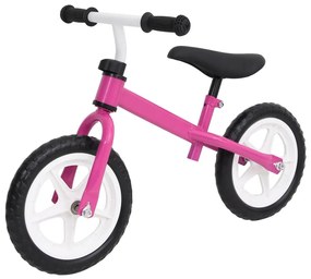 Bicicleta de equilíbrio com rodas de 10" rosa