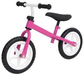 vidaXL Bicicleta de equilíbrio com rodas de 9,5" rosa