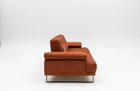 Sofá-cama de 3 Lugares Mustang – Laranja – 239x99x83 cm