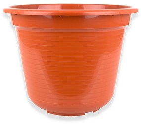 Vaso Tradicional Brilho Castanho 15cm