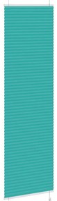 Plissado Cego Gasolina verde 55x200 cm Largura Tecido 54,4 cm