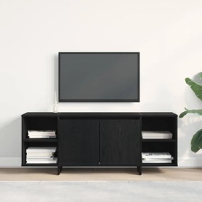 Estante de TV vidaXL - Carvalho Preto - 120x30x40.5 cm - Feito de Madeira Compósita