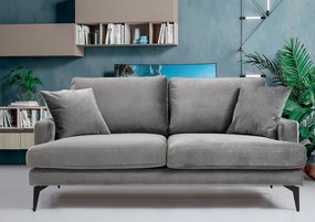 Sofá de 2 Lugares Papira – Cinzento – 175x90x88 cm