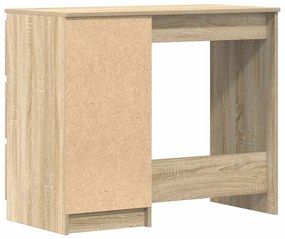 Secretária 90x45x76 cm derivados de madeira carvalho sonoma