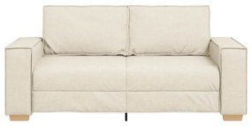 Sofá de 2 lugares em linho 140 cm