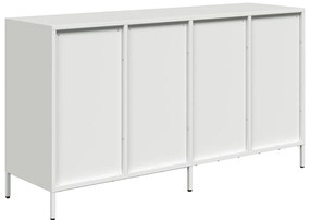 Aparador 135x39x73,5 cm aço laminado a frio branco