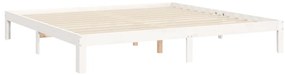 Estrutura cama Super King Size c/ cabeceira madeira branco