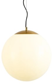 Candeeiro de suspensão escandinavo em vidro opalino 40 cm - Ball 40 Moderno,Design