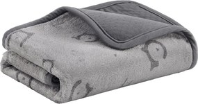 Conjunto de 2 Manta para cães,122 x 61 cm tapete reutilizável para cães Cinza