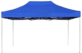 Tenda dobrável profissional para festas alumínio 4,5x3m azul