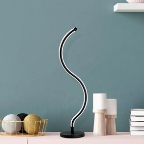 Candeeiro de Mesa Yilan – Preto – Diâmetro: 13 cm Altura: 57 cm