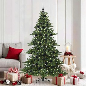 vidaXL Árvore de Natal Articulada Artificial Verde 180 cm PVC e Aço