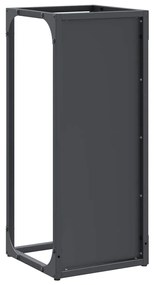 Suporte para lenha 25x25x60 cm aço laminado a frio antracite