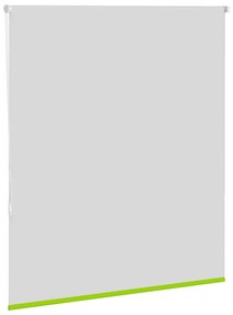 Persiana de enrolar 130x130 cm largura tecido 126,6cm poliéster