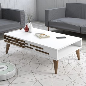 Mesa de Centro Valensiya – Branco – 105x60x34,6 cm