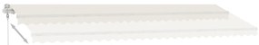 Toldo automático independente 600x350 cm cor creme