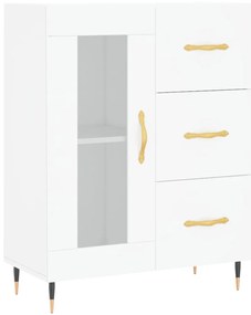 Armário alto 69,5x34x180 cm derivados de madeira branco