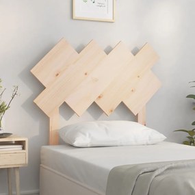 vidaXL Cabeceira de cama 92x3x81 cm pinho maciço