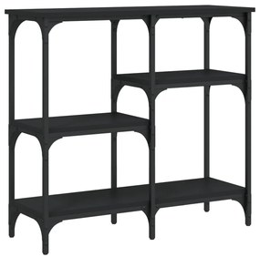Mesa consola 80x29x75 cm derivados de madeira preto