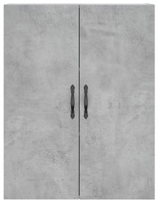 Armário alto 69,5x34x180 cm derivados de madeira cinza cimento