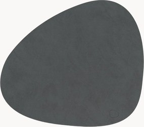 Individuais de mesa assimétricos em pele Nupo, conjunto de 2