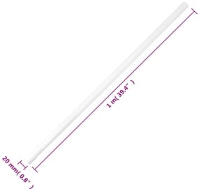 Calhas para cabos Ø20 mm 10 m PVC