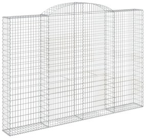 Cestos gabião arqueados 2pcs 300x30x200/220cm ferro galvanizado