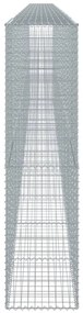 Cesto gabião com cobertura 1100x50x200 cm ferro galvanizado
