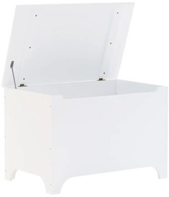 Caixa de arrumação c/ tampa RANA 80x49x54cm pinho maciço branco
