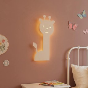 Candeeiro de parede infantil bege Incl. LED regulável em 3 níveis - Gigi a Girafa