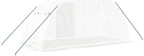 Estufa com estrutura de aço 8 m² 4x2x2 m branco