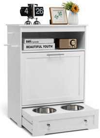 Móveis vintage para banheiro de gato com orifício ventilado