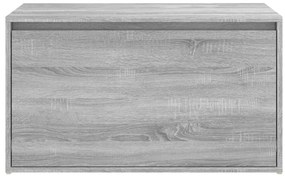 Banco corredor 80x40x45 cm derivados de madeira cinzento sonoma