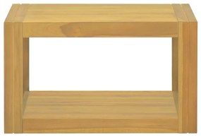 Armário de parede p/ casa de banho 60x45x35 cm teca maciça