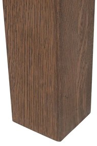 Mesa de jantar em madeira castanha escura 150 x 85 cm NATURA Beliani